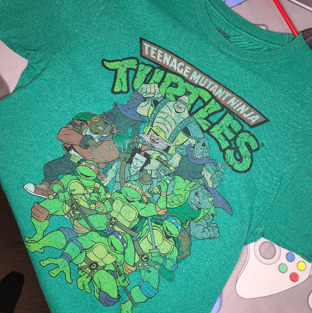 Teenage Mutant Ninja Turtles Faded Characters Graphic T-Shirt